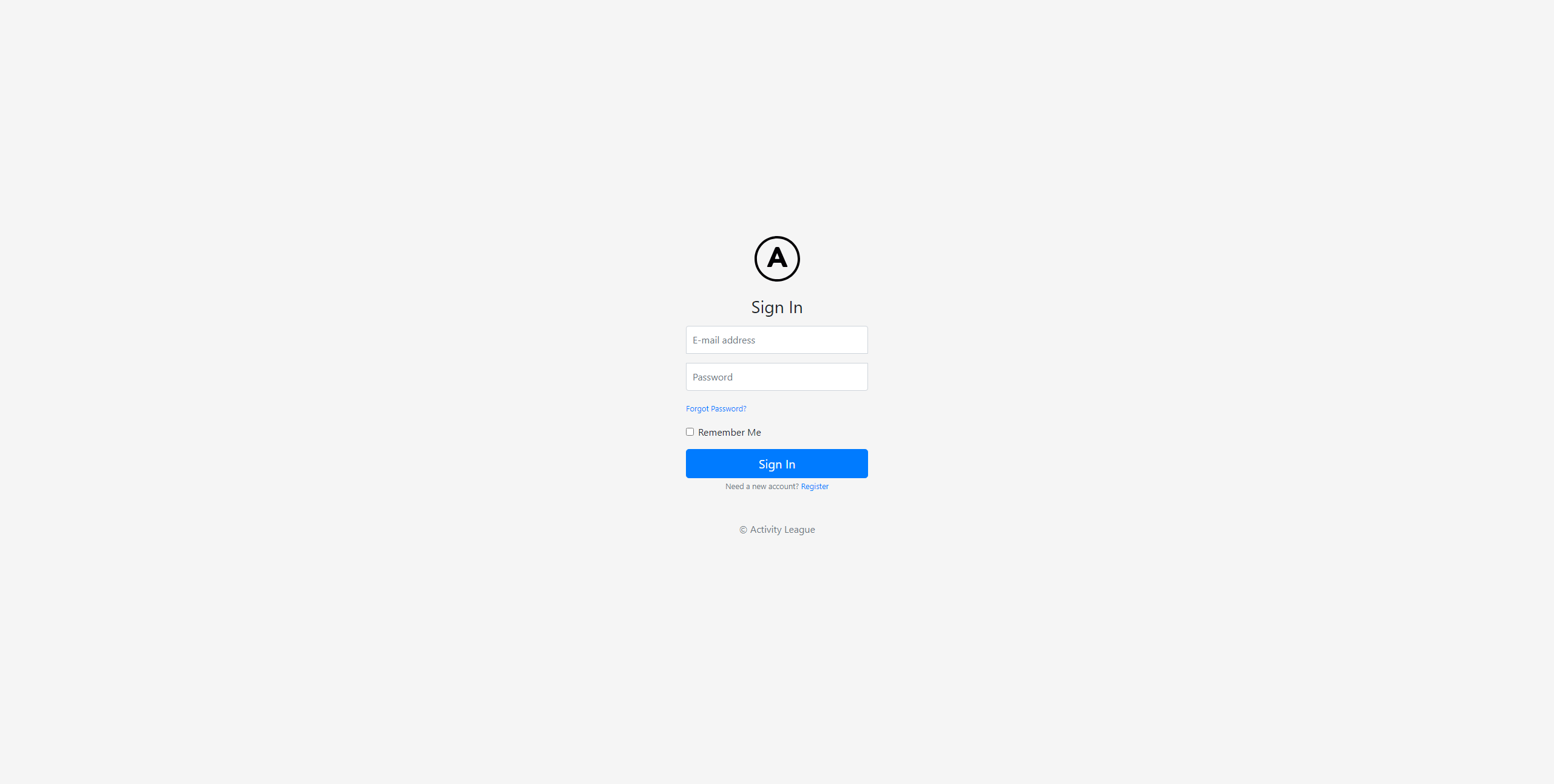 Login Page